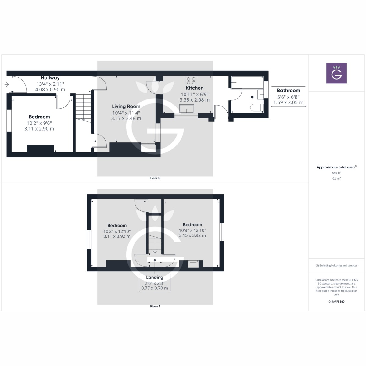 Floorplan for Carnarvon Road, Reading, RG1
