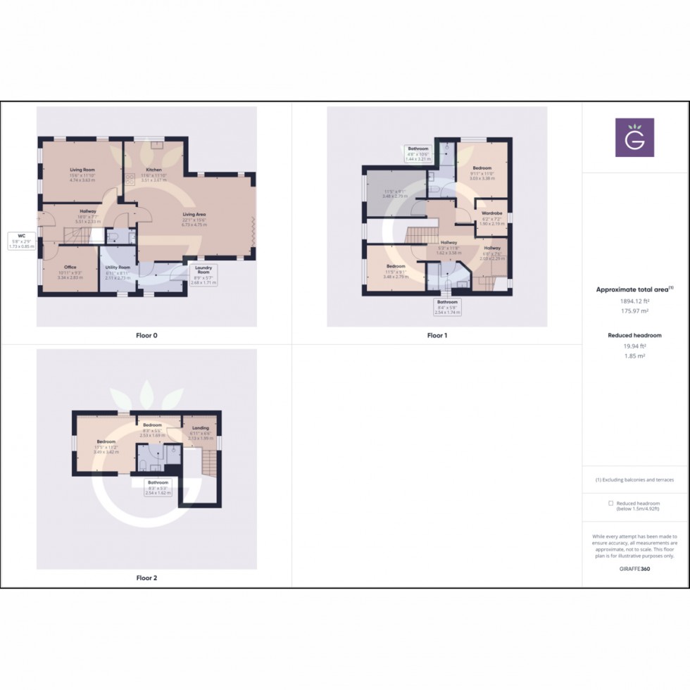 Floorplan for Park View Drive South, Charvil, RG10