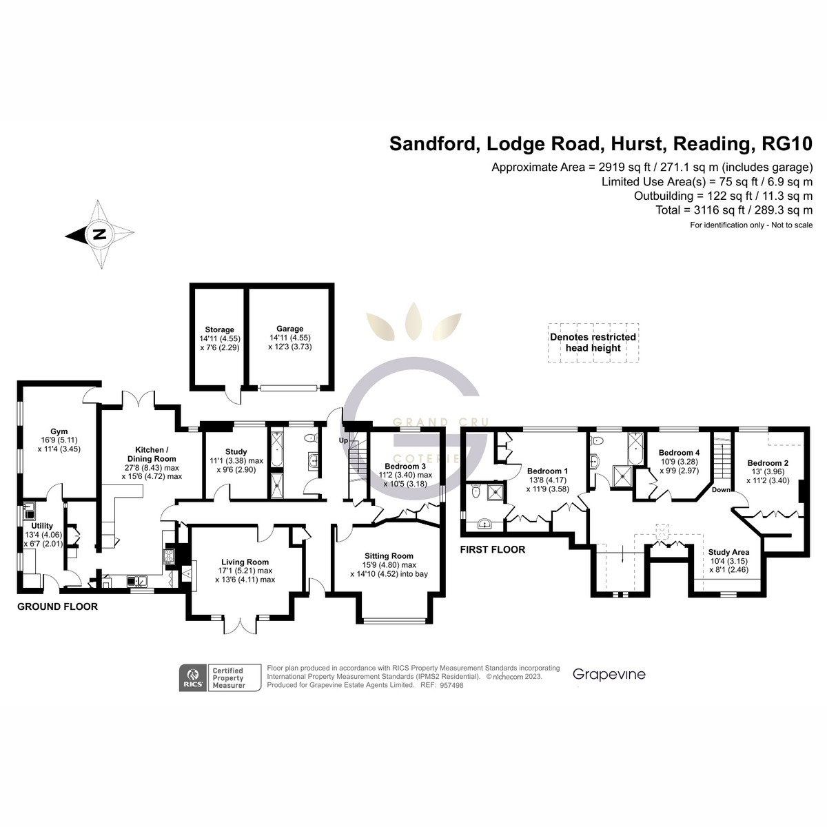 Floorplan for Lodge Road, Hurst, RG10