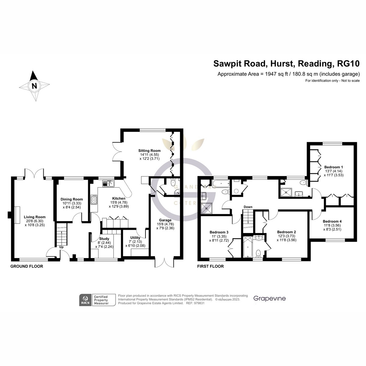 Floorplan for Sawpit Road, Hurst, RG10