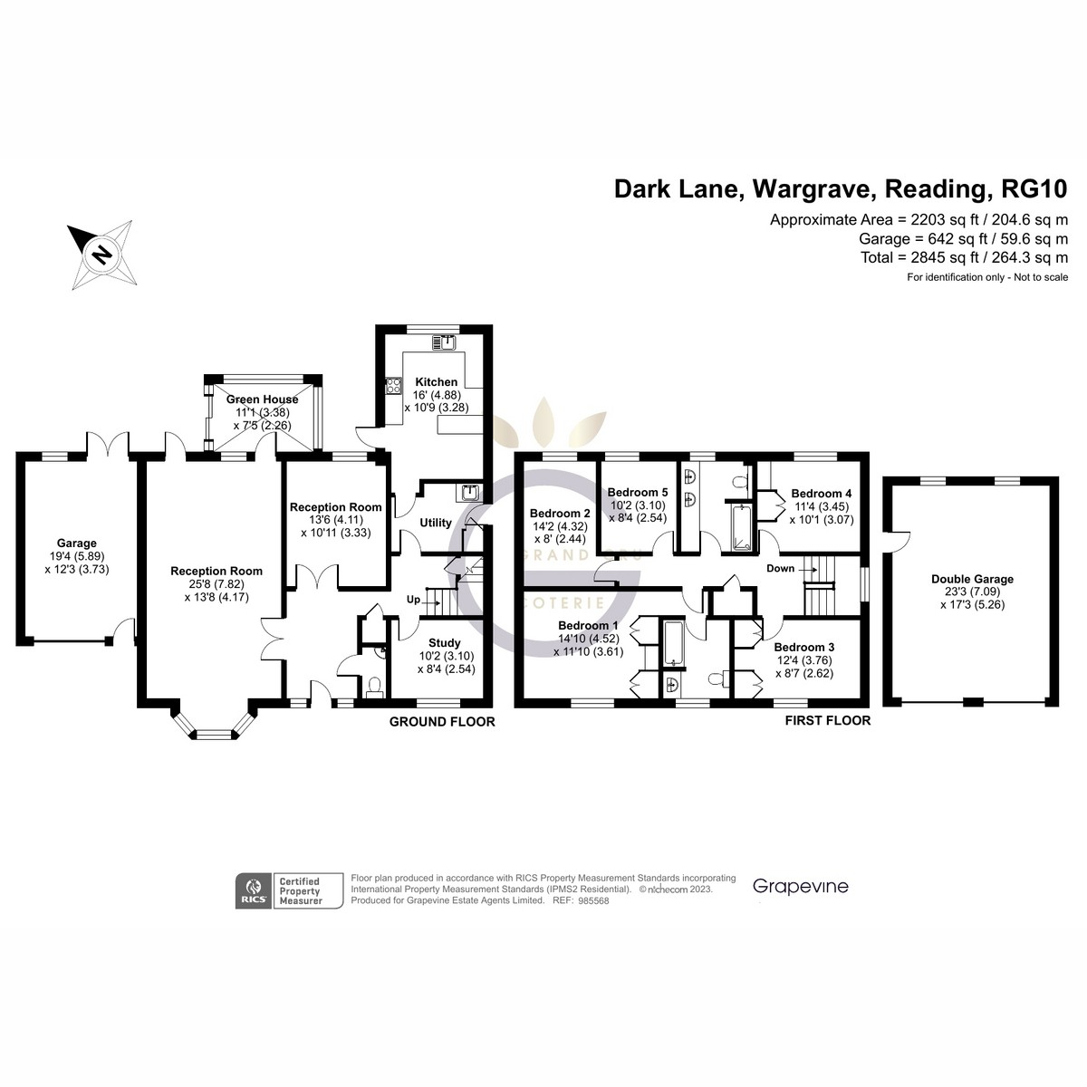 Floorplan for Dark Lane, Wargrave, RG10