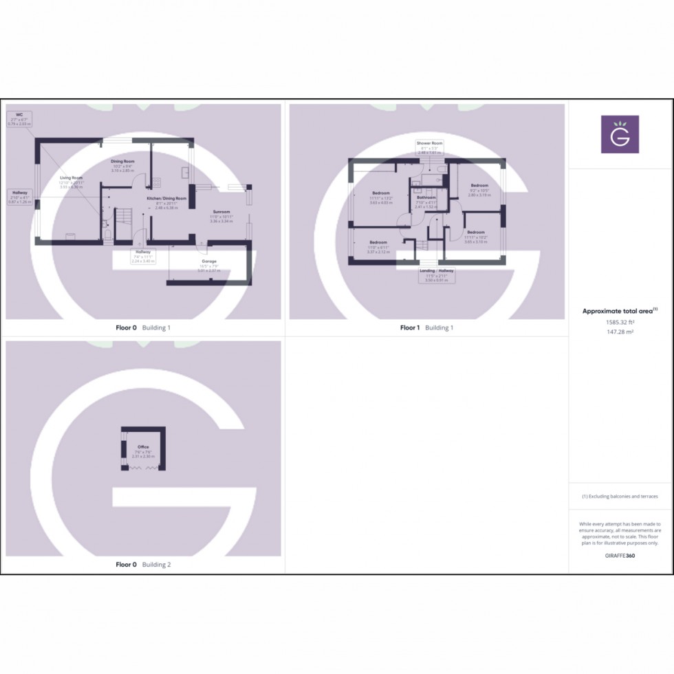 Floorplan for Chiltern Drive, Charvil, RG10