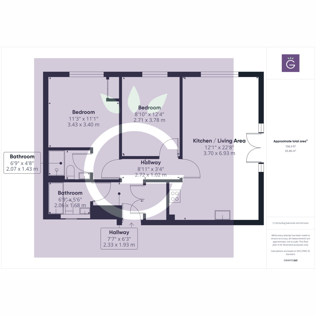 Floorplan for Glover Crescent, Arborfield Green, RG2