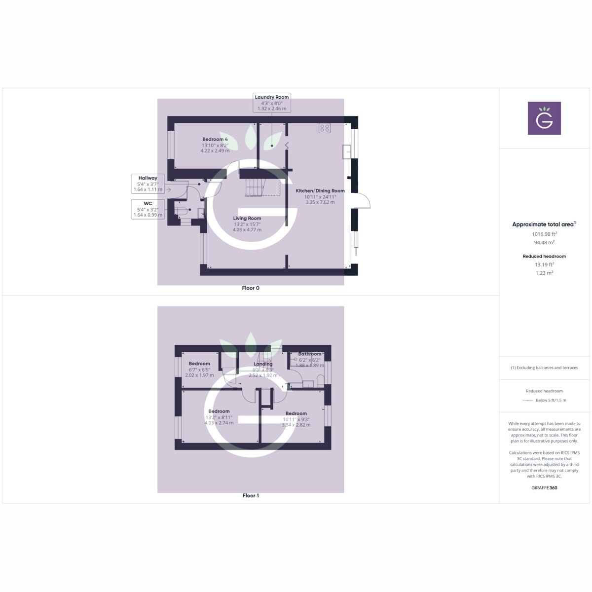 Floorplan for Catcliffe Way, Lower Earley, Reading