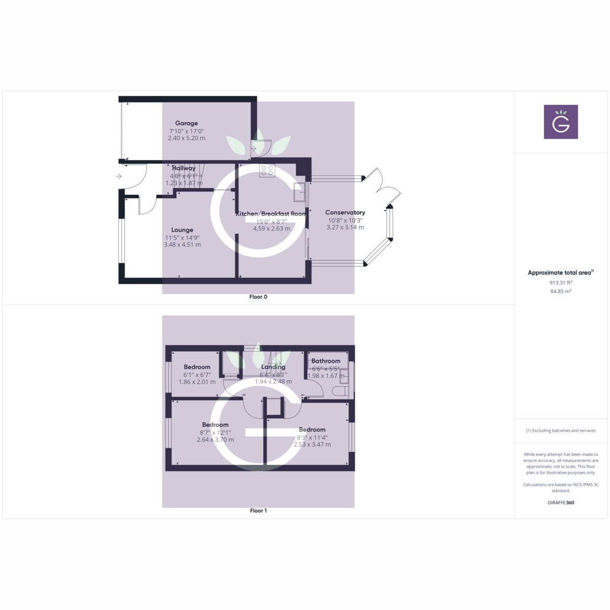 Floorplan for Felthorpe Close, Lower Earley, Reading