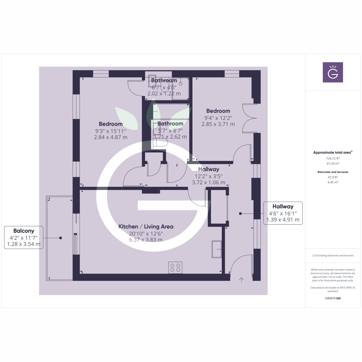 Floorplan for Robert Parker Road, Reading, RG1