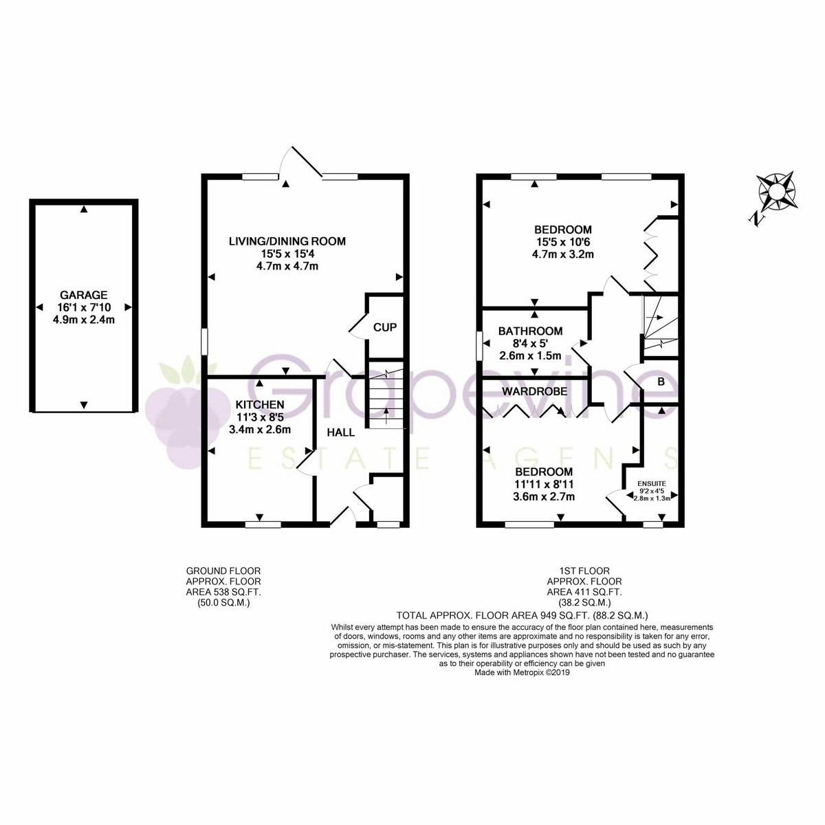 Floorplan for Orpington Close, Twyford, RG10