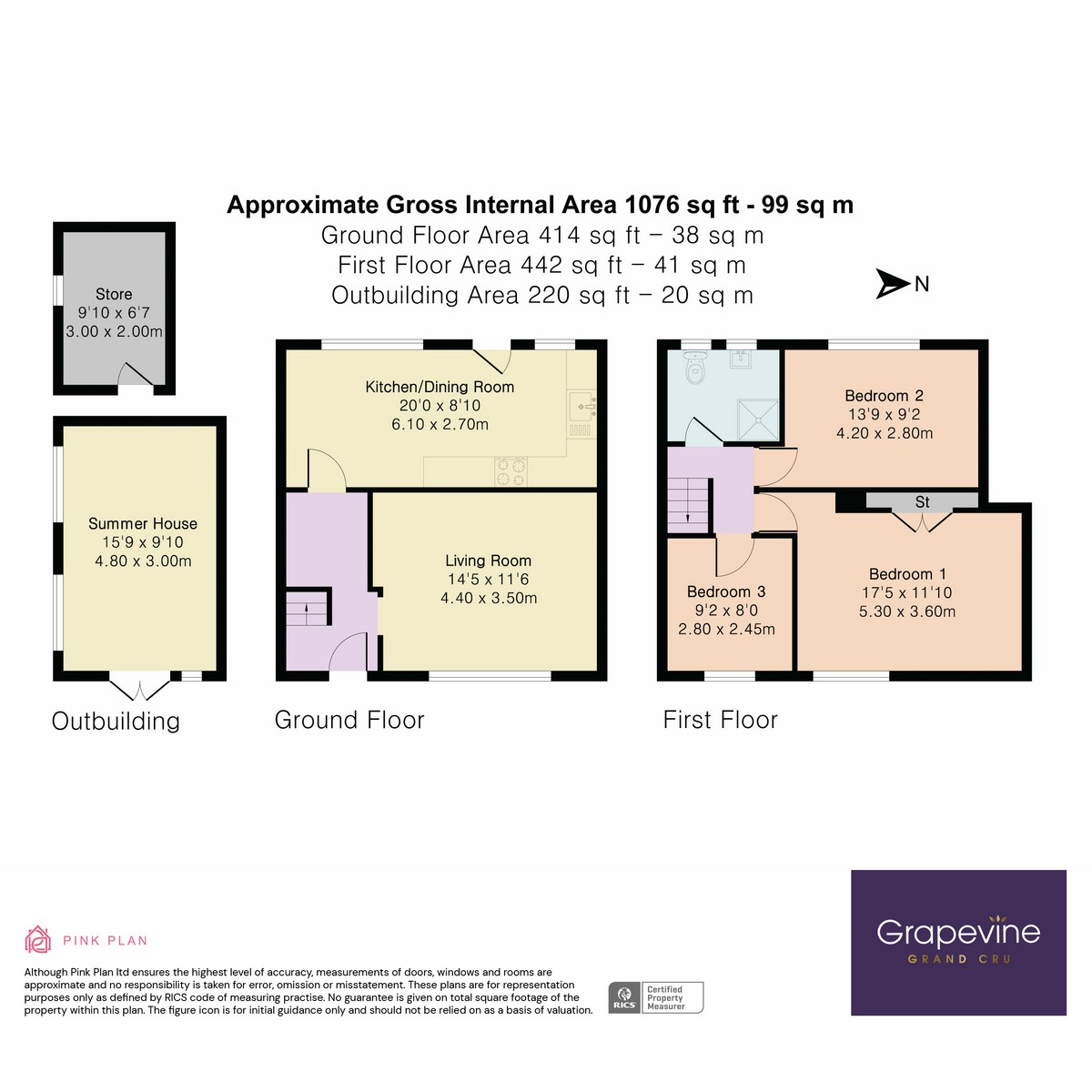 Floorplan for Pennfields, Ruscombe, RG10