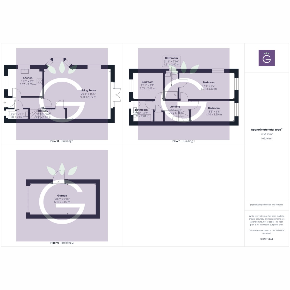 Floorplan for Norman Rise, Spencers Wood, RG7