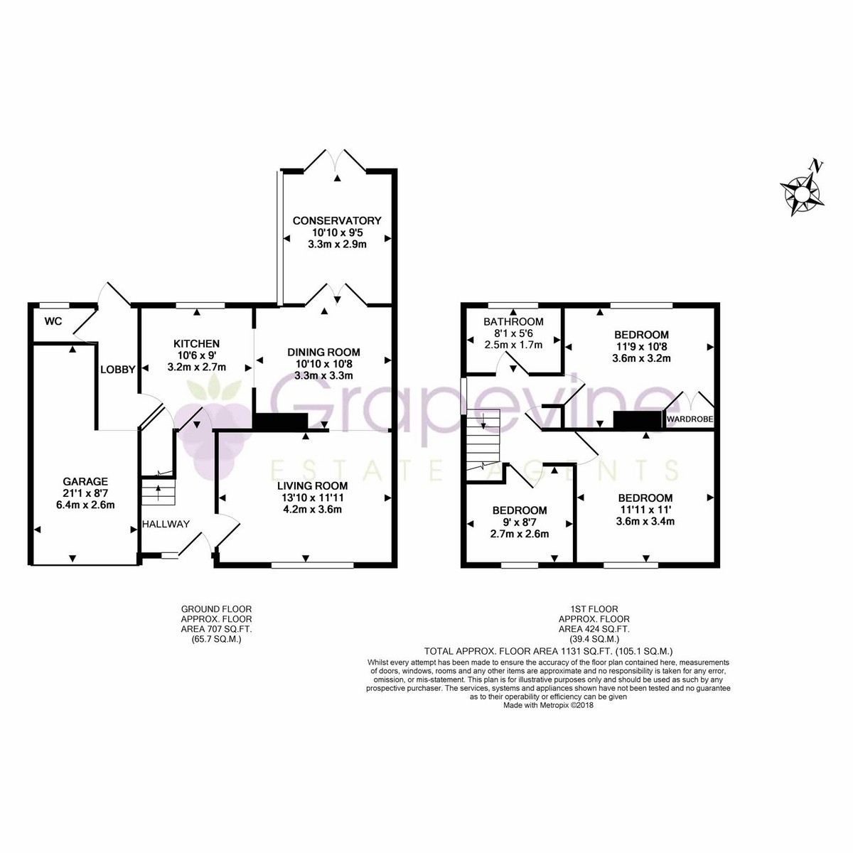 Floorplan for Longfield Road, Twyford, RG10