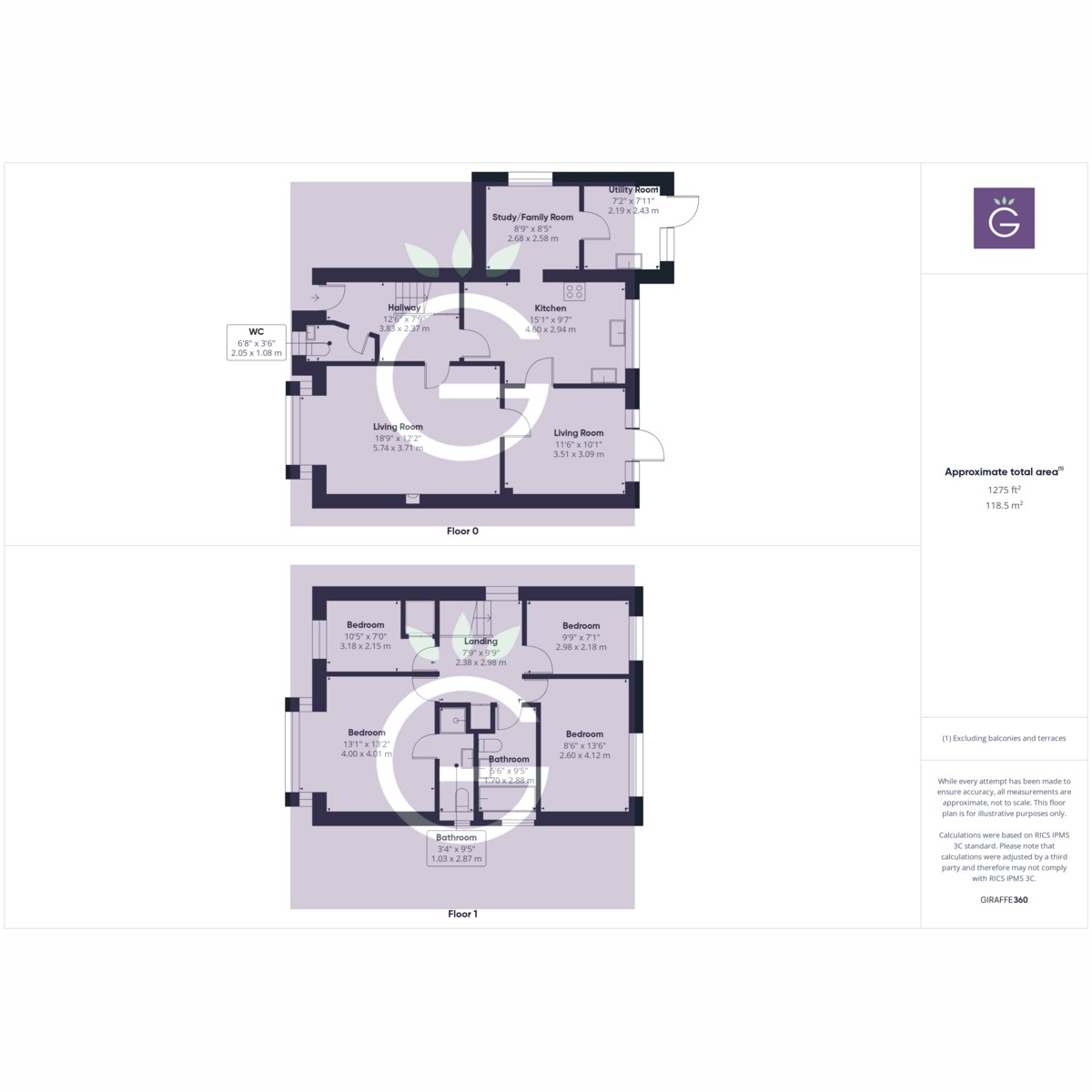 Floorplan for Chatteris Way, Lower Earley, RG6