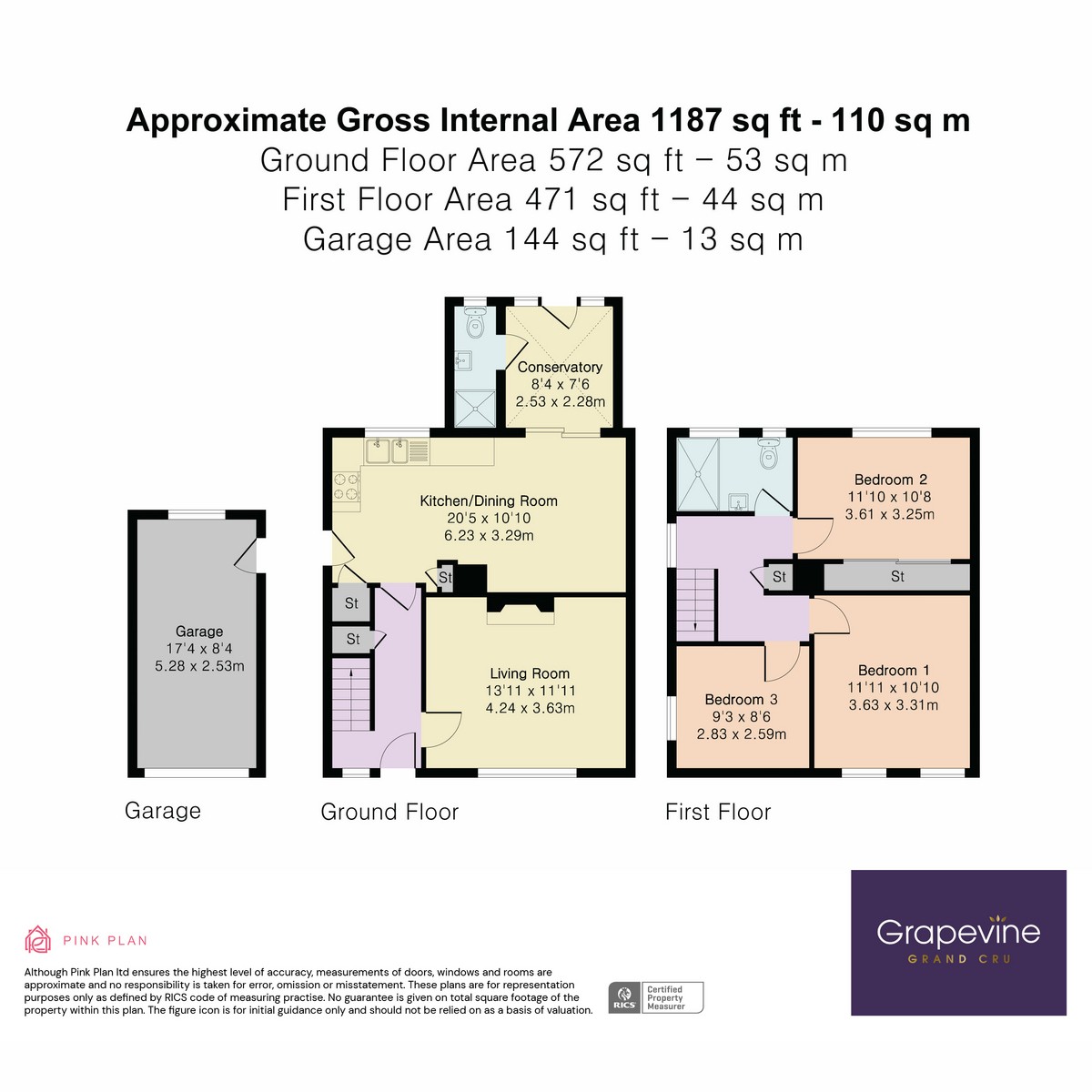 Floorplan for Westview Drive, Twyford, RG10