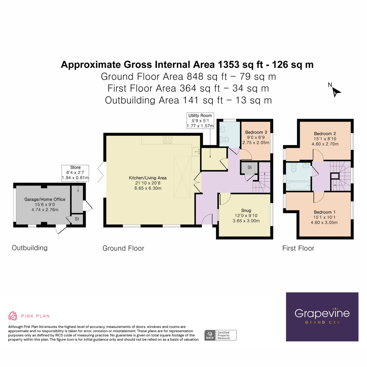 Floorplan for Sandhills, Knowl Hill, RG10