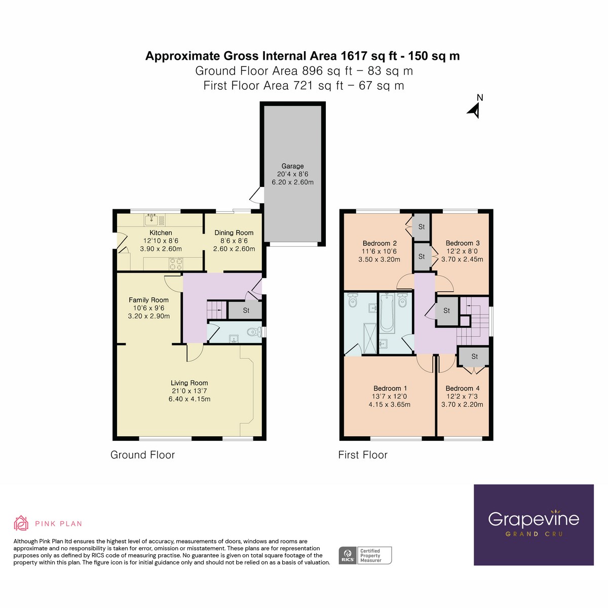 Floorplan for Chiltern Drive, Charvil, RG10
