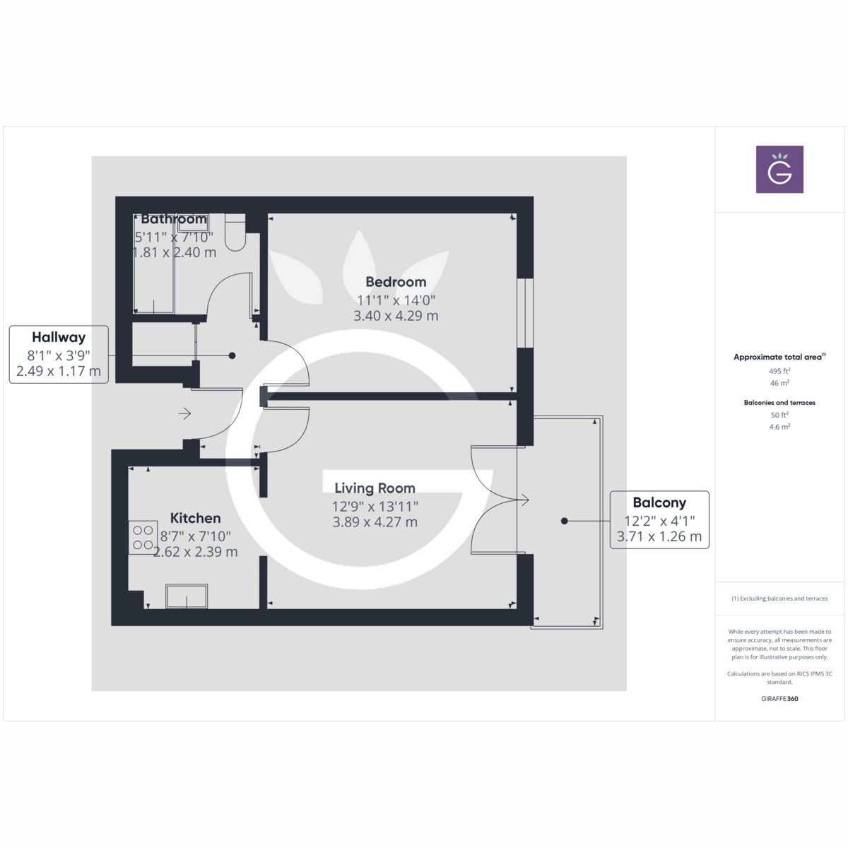 Floorplan for Kelvin Gate, London Road, Bracknell