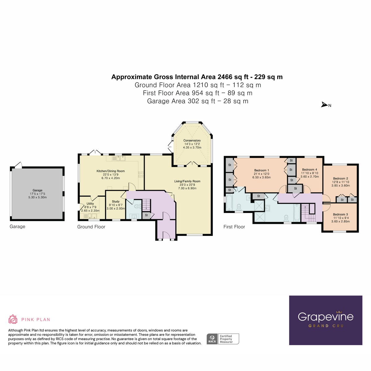 Floorplan for Yewhurst Close, Twyford, RG10