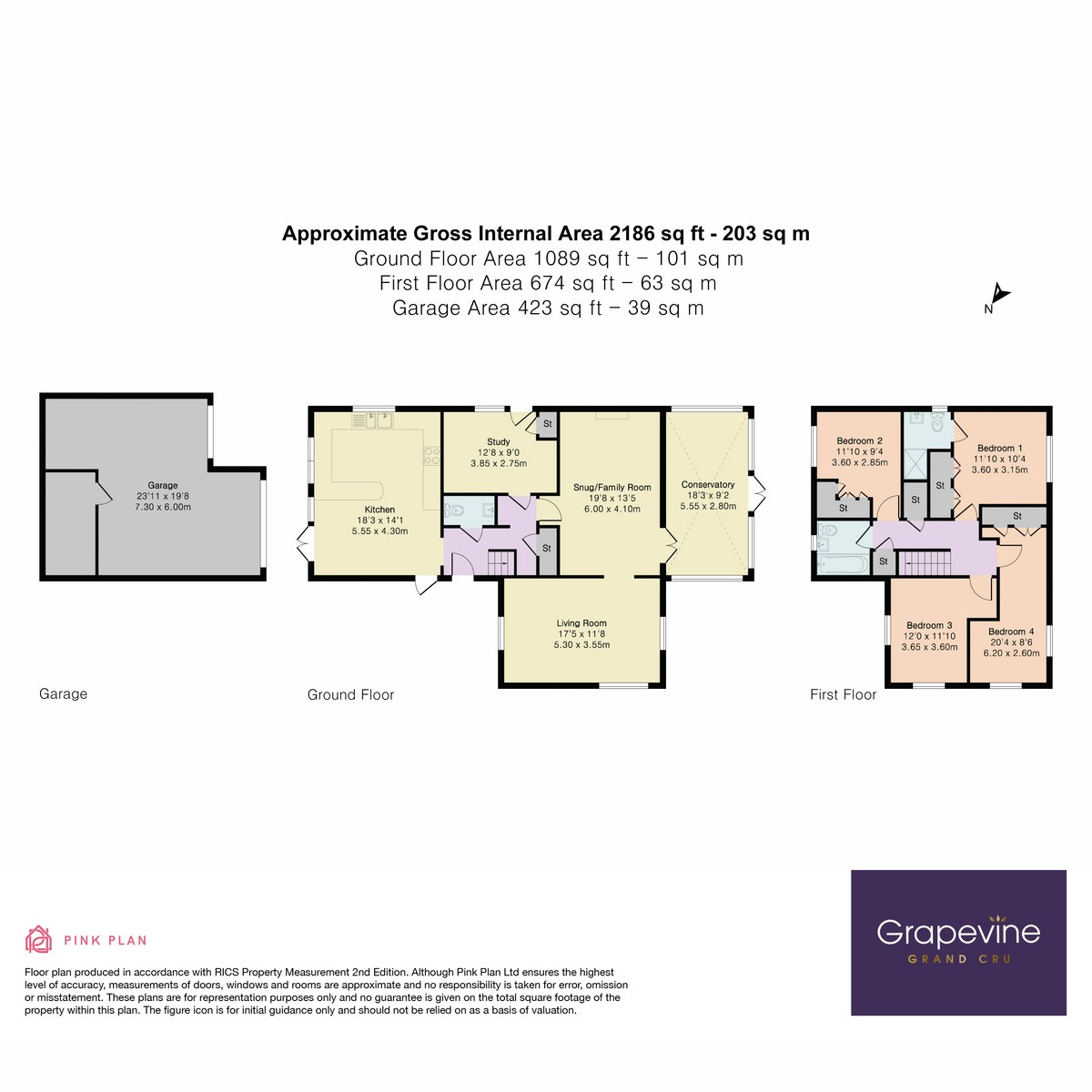 Floorplan for Cotterell Gardens, Twyford, RG10