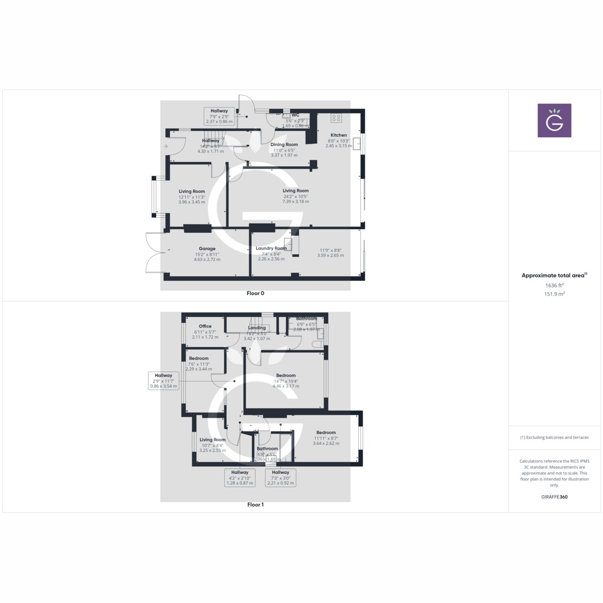 Floorplan for Mill Lane, Earley, RG6