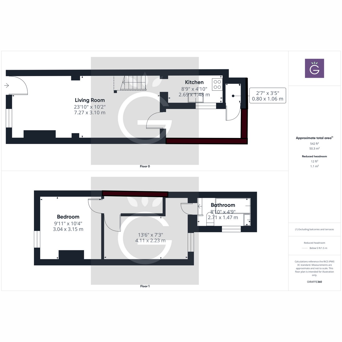 Floorplan for Western Road, Reading, RG1