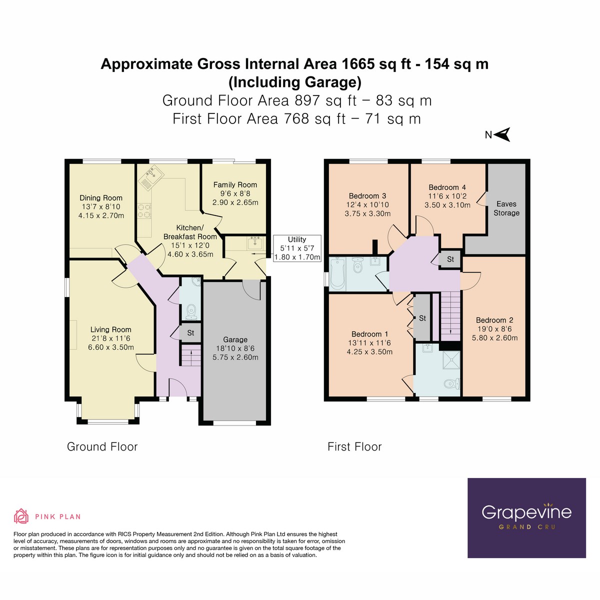 Floorplan for Jarvis Drive, Twyford, RG10