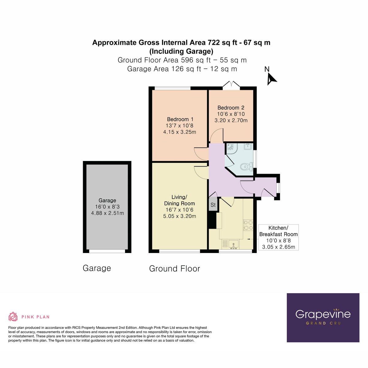 Floorplan for Walmer Road, Woodley, RG5
